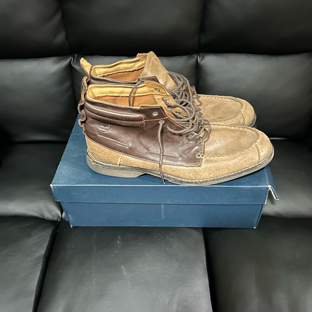 Men's Brown Leather Boots